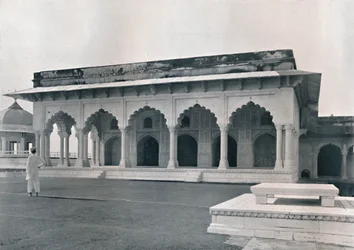 Agra. Der Dewan-i-Khas oder Halle der öffentlichen Audienzen, um 1910