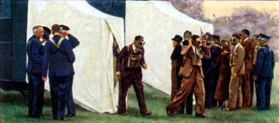 Luftschutzmaßnahmen, Zigarettenkarte, Britisch, 1938