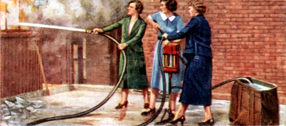 Luftschutzmaßnahmen, Zigarettenkarte, britisch, 1938