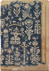 Albumseite mit Scherenschnitt-Dekoration, ca. 1625-50