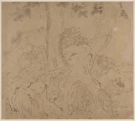 Album mit daoistischen und buddhistischen Themen: Suche den Berg: Blatt 46, 1200er