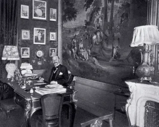 Alexandre Duval, französischer Restaurantbesitzer und Gesellschaftsfigur, 1900