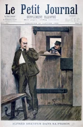 Alfred Dreyfus im Gefängnis, 1895