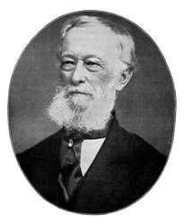Alfred Krupp, deutscher Metallurg und Industrieller des 19. Jahrhunderts, 1900