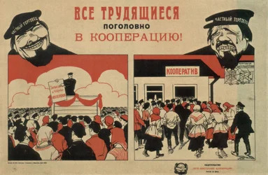 Alle arbeitenden Menschen zu Genossenschaften!, 1929