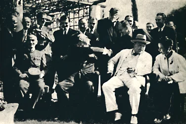 Alliierte Führer konferieren in Kairo, November 1943