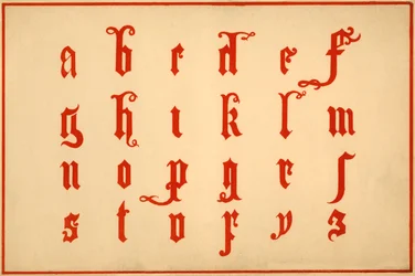 Alphabet, Buchstaben a-z, Kleinbuchstaben
