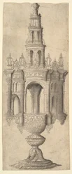 Eine architektonische Monstranz, ca. 1530-40