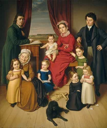 Ein Künstler und seine Familie