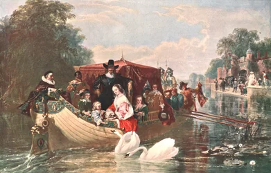Eine Episode aus den glücklicheren Tagen von Karl I., 1853, um 1902