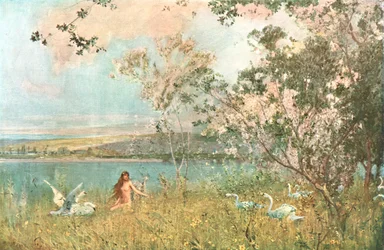 Ein Idyll des Frühlings