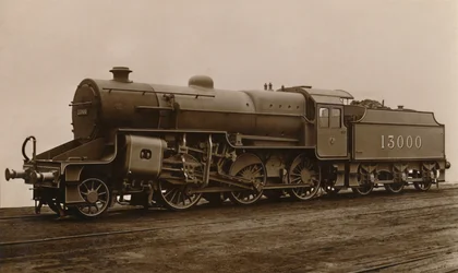 Eine L.M.S. Mischverkehrslokomotive, ca. 1930er Jahre