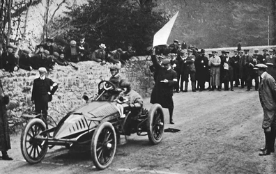 Ein früher Wolseley auf der Isle of Man 1904, 1904, 1937