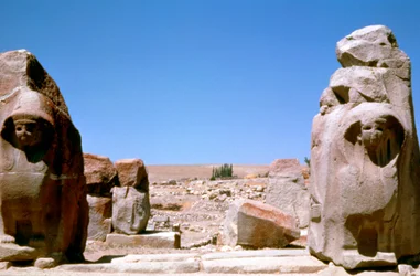 Antike Stätte bei Alaca Hüyük, Ägypten, ca. 1350 v. Chr.