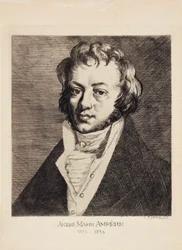 Andre-Marie Ampere, französischer Physiker und Mathematiker, um 1820