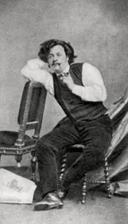 Andre Gill, französischer Karikaturist, 1868