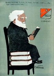 Andrew Carnegie, schottisch-amerikanischer Industrieller und Philanthrop