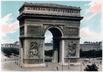 Arc de Triomphe, Paris, um 1900