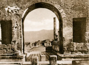 Arco di Nerone, Pompeji, Italien, um 1900