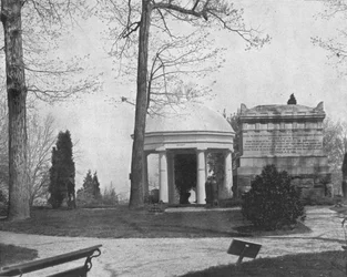 Nationalfriedhof Arlington, Virginia, USA, um 1900.