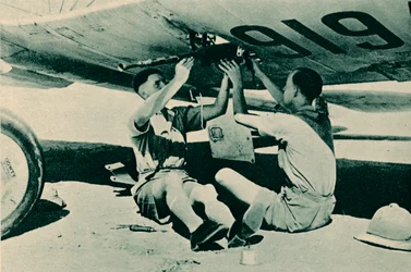 Bewaffnungsabteilung bei der Arbeit, 1940