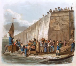 Ankunft in Calais, 1816