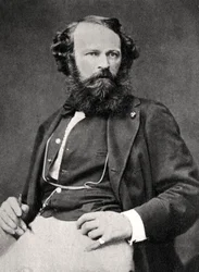 Arsène Houssaye, französischer Romanautor und Dichter, 1861