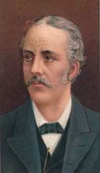 Arthur James Balfour 1848-1930, schottisch-britischer Staatsmann und Philosoph, 1906