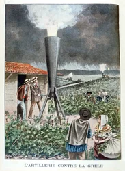 Artillerie gegen den Hagelsturm, 1901