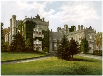 Aske Hall, Yorkshire, Heim des Earl of Zetland, um 1880