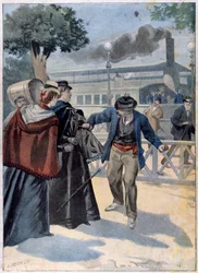 Ermordung von Elisabeth von Bayern durch Luigi Lucheni