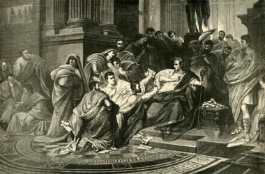 Ermordung von Julius Caesar, 1890