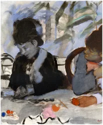 Im Café, um 1877-1880
