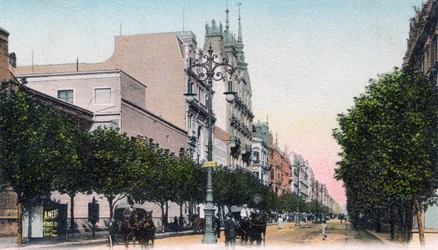 Avenida de Mayo, Buenos Aires, Argentinien, frühes 20. Jahrhundert