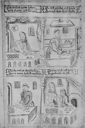 Bäcker bei der Arbeit MS. Add. 34, 605, 1903