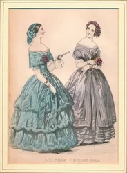 Ballkleid & Abendkleid, 19. Jahrhundert