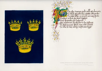 Banner und Gedicht, 15. Jahrhundert, 1840