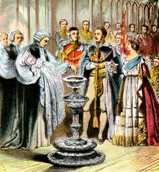 Taufe des Prinzen von Wales, 1842 um 1850er Jahre
