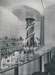 Bar für ein Gartenclub-Restaurant, 1942