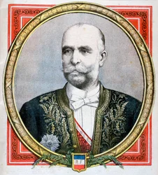 Baron de Courcel, der französische Botschafter in London, 1894