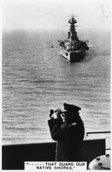 Schlachtkreuzer HMS Hood während der Frühjahrsübungen, 1937