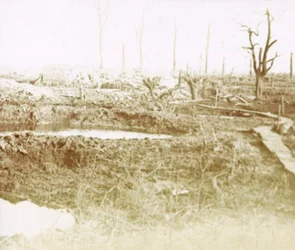 Schlachtfeld, um 1914-1918