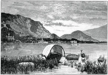 Baveno, am Lago Maggiore, Norditalien, 1900