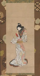 Schönheit der Kanbun-Ära, spätes 17. Jahrhundert