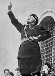 Benito Mussolini, italienischer faschistischer Diktator, um 1930er Jahre