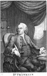 Benjamin Franklin, amerikanischer Wissenschaftler, Erfinder und Staatsmann, spätes 18. Jahrhundert