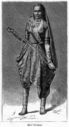 Bhil-Frau, 1886
