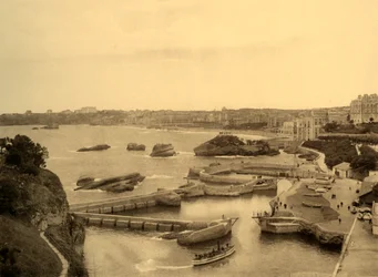 Biarritz - Der Fischerhafen, ca. 1930