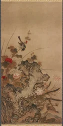 Vögel und Blumen