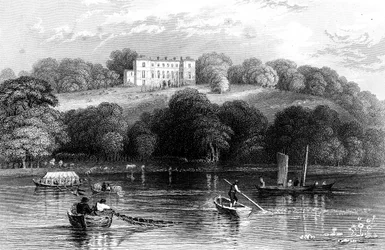 Bootsfahrt auf der Themse bei Henley, Oxfordshire, 1830